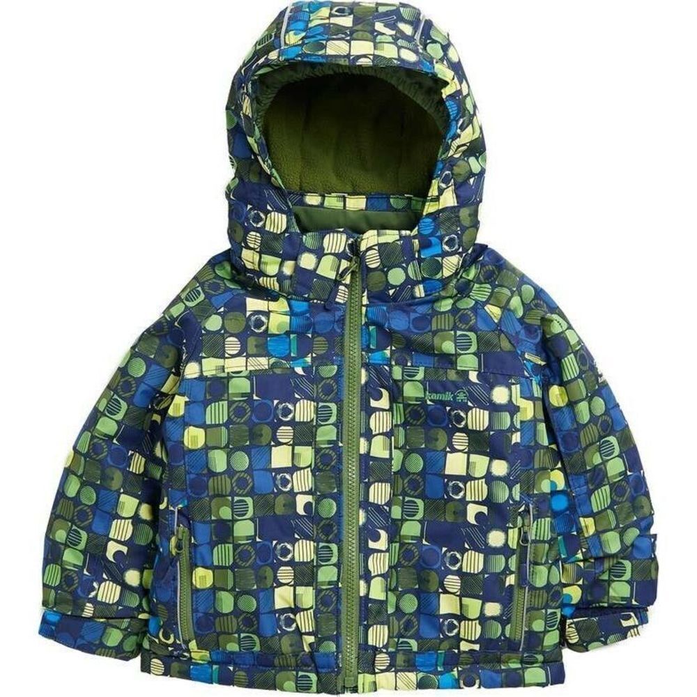 Kamik Kids Puffer Jacket - Blue and Green